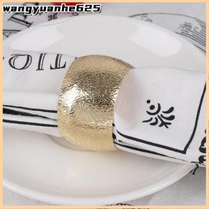 [WYH Store] 👗 Napkin Rings Wedding Party Hotel Serviette Buckle Napkin Holder Table Decor