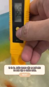 Bút đo PH nước độ chính xác cao trang bị màn hình LCD chuyên dùngcho hồ cá thủy canh nuôi thủy sản