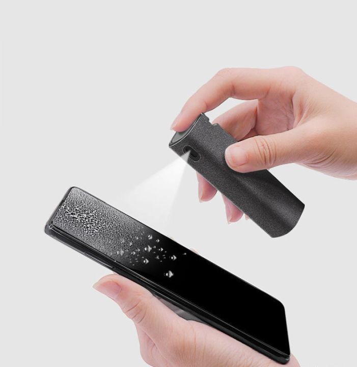 2 in 1 Portable Screen Glass Cleaning Kit Cleaner Spray Bottle and Wipe Cloth Lazada Singapore