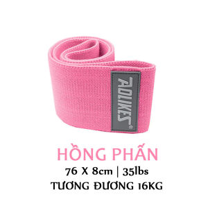 Dây Kháng Lực Miniband Hỗ trợ tập mông chính hãng Aolikes - Chất liệu Polyeste Cotton