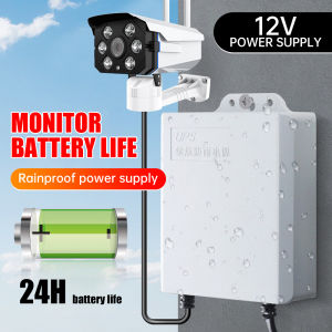 V380 PRO 12V 1.5A Uninterruptible Power Supply Mini UPS Battery Backup for WiFi Router Modem and Outdoor CCTV Security
