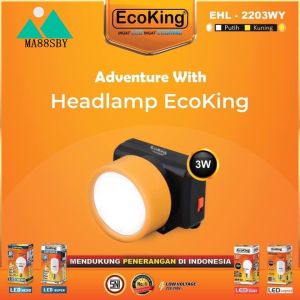 MAMAKU Senter kepala led murah Ecoking ( headlamp ) 2203 2240 2246 2285
