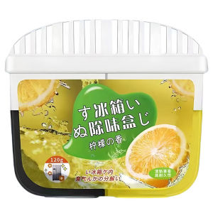 Activated Carbon Fridge Deodorizer For Refrigerator & Freezer Compartment Dual Scent Odor Absorber COD 120g