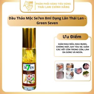 Dầu Gió Thảo Mộc Se7en Thái Lan Giúp Giảm Đau Đầu Say Tàu Xe - Hinohouse