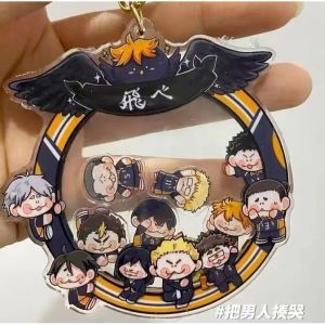 Shake Anime Haikyuu Acrylic Figure Hinata Shoyo Tobio Kageyama Kei Tsukishima Kozume Kenma Kuroo Tetsurou Keyring Model Doll Cosplay Birthday Gift