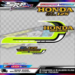 STRIPING VARIASI HONDA GL 125 / STICKER LIST VARIASI MOTOR GL 125