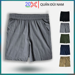 Quần đùi nam đũi linen cao cấp vải co giãn nhẹ form rộng VNO125