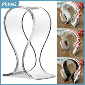 PkYeG Acrylic Earphone Headset Desk Display Stand Hanger Holder For Headphone