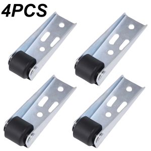 Durable Metal Furniture Silent Side Mounted Directional Rollers Multi-function Door Support Moving
