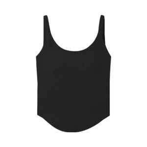 (SG InStock) Low Back Padded Viscose Cropped Camisole Tank Top (Crop Blouse Bare Back Singlet Camisole) -YGR04