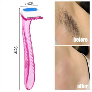 3Pcs Mini Lips Armpit Hair Razor Safety Woman Bikini Shaver Reusable Private Body Trimmer Beauty Hair Remover