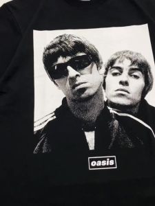 ✅ Oasis Band T-Shirt - liam & noel "black" Tshirt for Men .C