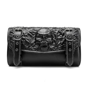 Spacious Motorbike Handlebar Tool Roll Storage Bag Luggage Roll Pouch Weatherproof Suitable For Daily Rides Easy Install