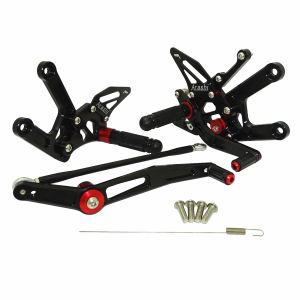 For Yamaha YZF-R6 YZF R6 2006-2016 RJ11 RJ15 Adjustable Rearset Footrests Foot Pegs Pedals Rear Set