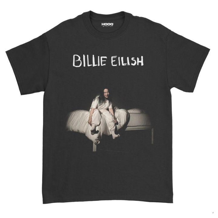 Sweat à Capuche Billie Eilish Officiel Unisex - Logo Effet Vitesse, Coupe Ajustée, Rouge - Taille M