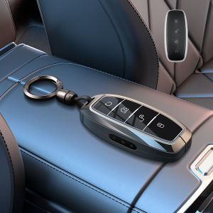 Zinc Alloy Car Key Case Cover For DENZA D9 N7 N8 D9EV DM-I Key Casing Key Protector Holder