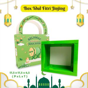 Box Hampers LEBARAN - Box Kue Kering IDUL FITRI - Jinjing TANPA PITA