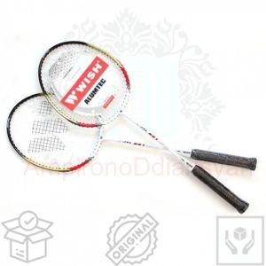 Wish Raket Badminton Alumtec  JR-361 + String 100% original seperti gambar