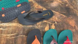 Vietnamese Rubber Flip-Flops In Stock Casual Sandals For Men Summer Fashion Shoes For College Students Trendy