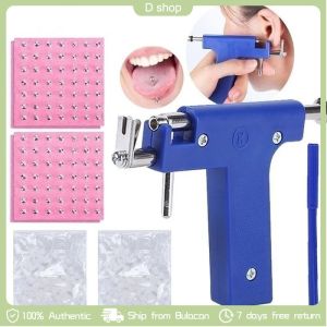 【Free Studs】Piercing Set Safety Ear Nose Earings Painless Sterile Earnuts Body Piercing Nose Navel Piercing