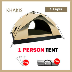 UtanKing™ 2m x 2m Fully Automatic Tent 2 Doors Camp Auto Outdoor UV Foldable Khemah Auto Tents Camping Khemah Tidur