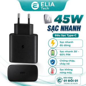 Bộ Sạc nhanh samsung 45w Galaxy Note 10 Plus Note 20 S20 Ultra Note 10 Plus Cóc Sạc Samsung Siêu Nhanh - bộ sạc samsung siêu nhanh giá rẻ - sac samsung chính hãng ( BH 12 Tháng )