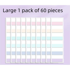 Colorful Transparent Index Label Bookmarks Notepad Office Classification Sticker Sticky Note Student Stationery