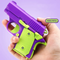 3D Gravity Knife Model Gun Mini 1911 Non-Firing Bullets Toy Gun Jumping Small Radish Knife Decompression Toy Butterfly Knife. 