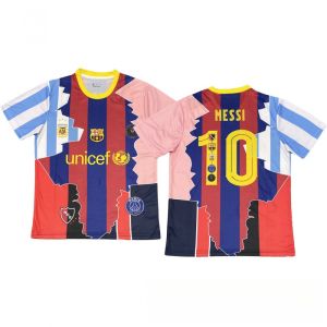 เสื้อยืดแขนสั้นปะติดดิจิตอลแบบทำมือเสื้อยืด2526เมสซี่สโมสรฟุตบอลที่ระลึกเสื้อของขวัญแฟนหนุ่มเสื้อผ้าลำลองแห้งเร็วระบายอากาศได้ดีสำหรับฤดูร้อน