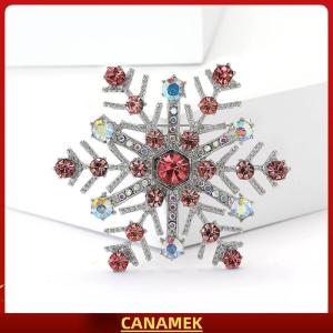 Miễn phí vận chuyển✨ Thời trang sang trọng Rhinestone bông tuyết trâm cài cho phụ nữ quần áo áo trang sức phụ kiện Quà Tặng