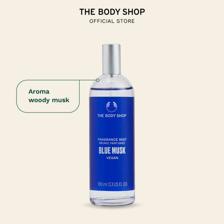 The Body Shop Blue Musk Body Mist Fragrance 100Ml Parfum Musk