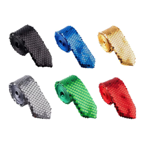 Cà Vạt lung linh cho lễ hội âm nhạc sequined Tie cho phụ nữ và nam giới sân khấu trình diễn khăn choàng cổ cho sự kiện đêm và các bên