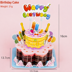 3D Puzzle Building Toy For Girls And Boys Develops Logical Thinking And Artistic Expression With Colorful Storefront Models 12 Styles