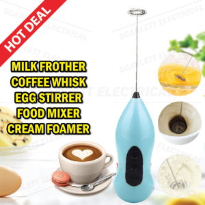 Handheld Milk Frother Coffee Whisk Egg Cream Foam Maker Food Mixer / Alat Pembuih