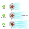 DESSINI ITALY 16'' Inch Stand Fan 3 Speed 5 Blade Oscillating Air Ventilator Conditioner Cooler Humidifier Kipas Berdiri. 