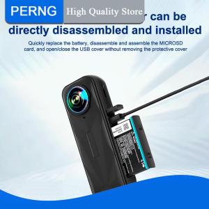 [PERNG] Tehe Silicone Protective Case For Insta360 X5 Action Camera Dropproof Dustproof Body Lens Protector Cover For Insta360X5 With Lanyard