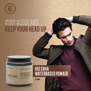 HISERHA Waterbased Pomade 120g - Pomade Waterbased