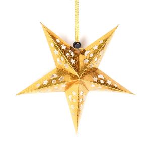 OEUVR 30cm/45cm 1pc Party Birthday Christmas Wedding Paper Star Ornaments Festival Lantern Hanging Decorations