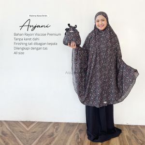 Mukena Motif Dewasa ALANA Series By Aisaah.id TANPA KARET Bahan Premium Rayon Viscose - Bisa COD
