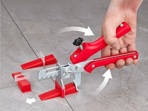 ฐานคลิ๊ปล็อคสีขาว KTz. รุ่น ST/ปรับระดับกระเบื้อง ขนาดร่องตั้งแต่ 1.0 ถึง 3.0 มิล/แพ็ค100ชิ้น/ราคาประหยัด-สุดคุ้ม/สต็อคสินค้าอยู่ในไทย พร้อมจัดส่ง++