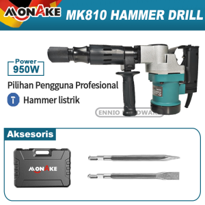 Rotary Hammer Drill Mesin Bor Beton Listrik Electric Hammer MONAKE