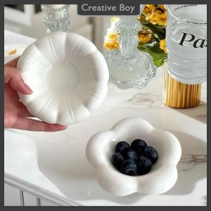 [Creative] Ketchup gốm nước sốt bát trắng Gia vị món ăn Mini mật ong giấm món ăn GRAVY ngâm bát đồ trang sức hiển thị