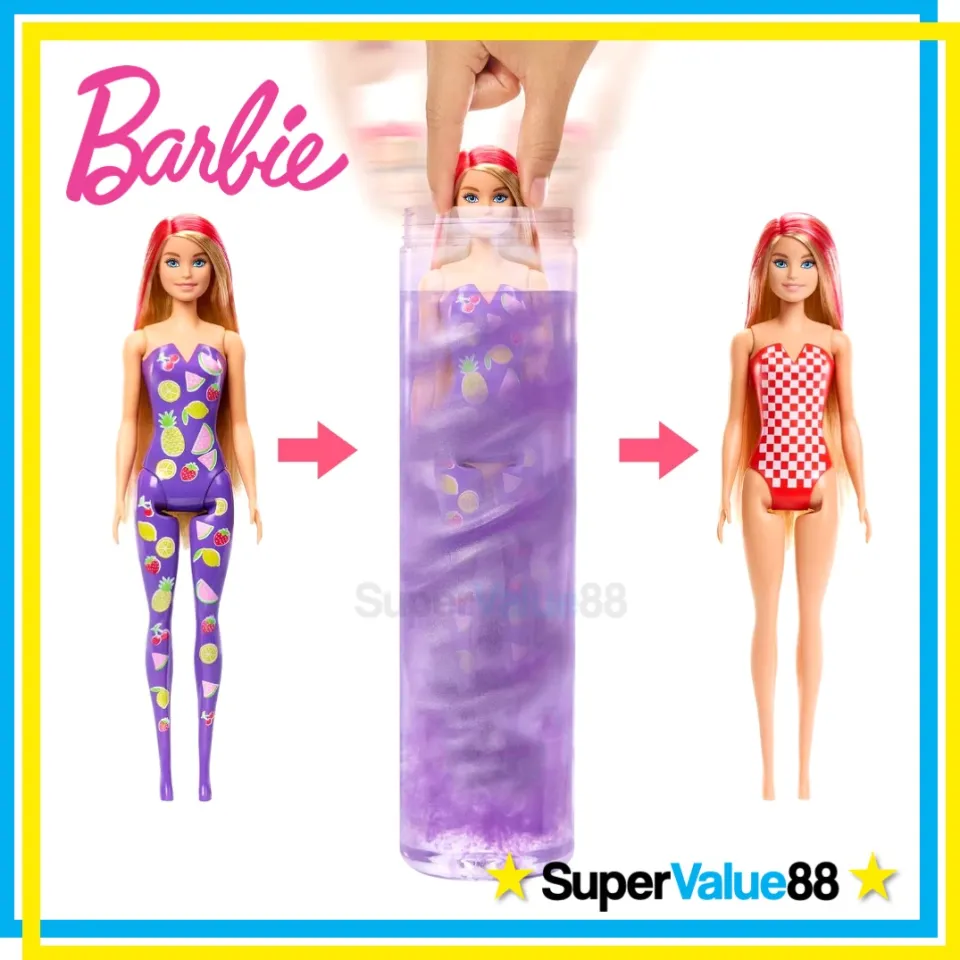 Barbie Color Reveal Series Sweet Fruits Avec 7 Surprises