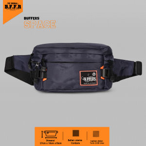Tas BUFFERS SPACE / Tas Selempang Pria / Tas WaistBag Pria / Tas Pinggang / Tas Pria / Original Premium BUFFERS