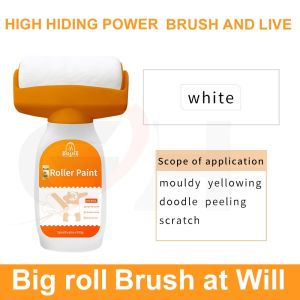 （BUY 2 Free 1）Wall Roller Paint Wall Repair Paint with Rolling Brush Waterproof mildew proof non-toxic and