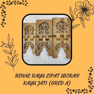 Rehal Kayu Lipat Ukiran Kayu Jati (Gred A) - Lazada