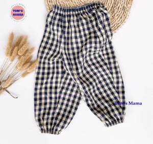 Quần dài caro cho bé