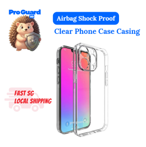 [SG] iPhone Airbag Phone Case iPhone 17 Pro Max Air iPhone 16 Pro Max Plus 17e 16e 15 Pro Max 15 Plus iPhone 14 Pro Max Plus 13 Pro Max Mini 12 11 X Xs Max XR SE 2022 SE 2020 8 7 Plus Corner Guard Clear Phone Casing