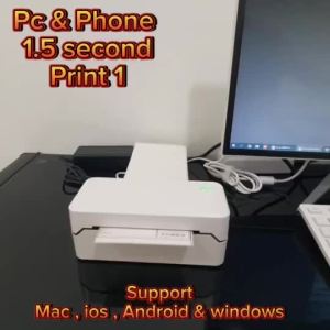C100 - Waybill Label A6 Thermal Printer Bluetooth Shipping Waybil Awb Airway Bill Courier Barcode Thermal Printer