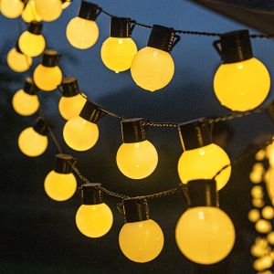 ❤️5M 20LED G50 Hari raya lights Round Bulb Fairy lights LED Fairy Twinkle String Lights Outdoor Lighting Garland